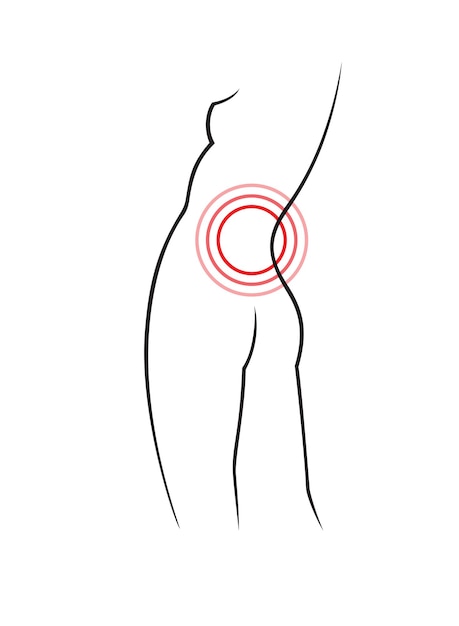 색 배경에 있는 성형수술 개념의 도움으로 여성 신체 교정 터 일러스트레이션