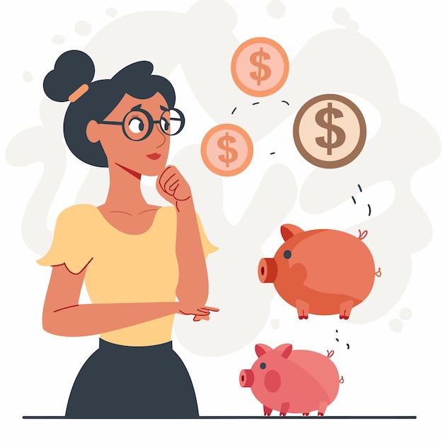 Woman_choosing_between_bank_and_piggybank