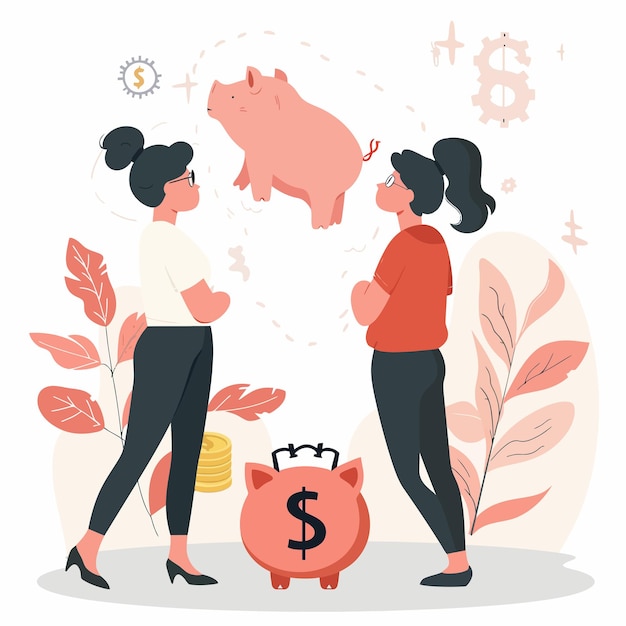 Woman_choosing_between_bank_and_piggybank