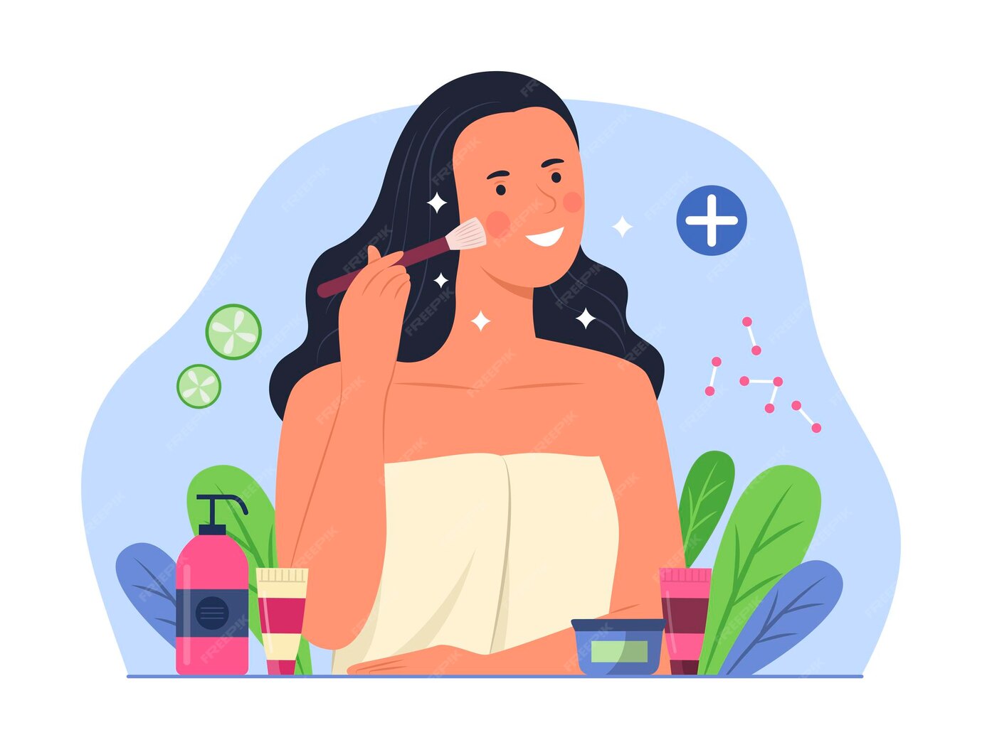 applying-makeup-on-face-icon-in-blue-color-24457872-vector-art-at-vecteezy