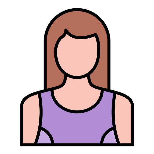 Woman Fitness Flat Illustration