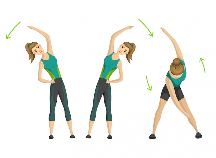 Woman fitness. girl doing sport physical exercise. Woman exercising various different training poses. Active and healthy life concept