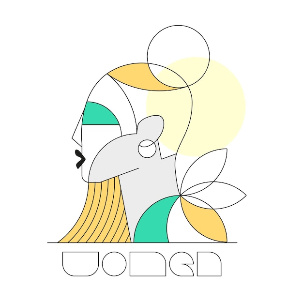 woman graphic for toilet