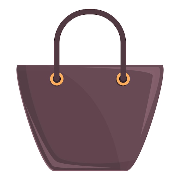 woman handbag icon cartoon vector lady bag beauty casual