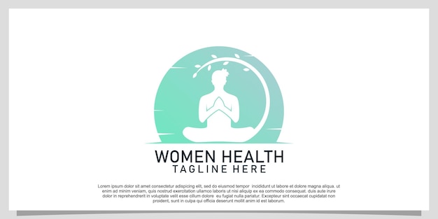 Woman health logo design inspiration and woman slim body unique concept Premium Vector Part 10