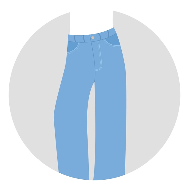 Woman high waisted regular cut jeans national blue jeans day denim day