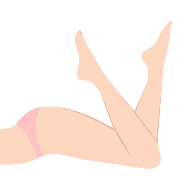 Vector woman legs