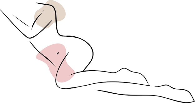 Illustrazione di linee della donna