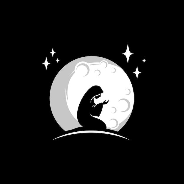 woman and moon logo