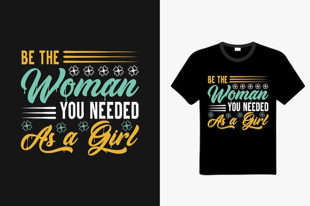 女性のやる気を起こさせるTシャツのデザインの動機付けの引用タイポグラフィTシャツ花のイラスト