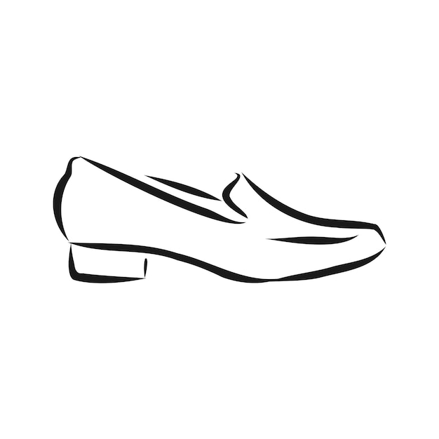 Woman's shoe, vector sketch, women's Shoe, vector sketch illustration