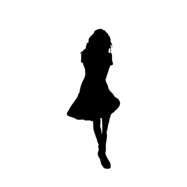 Woman silhouette vector