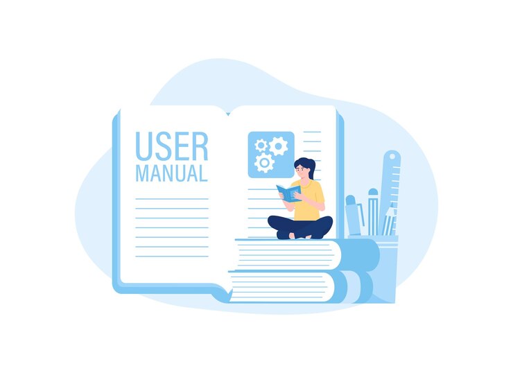 Vector a woman sitting on a pile of books reading a book trending concept flat illustration