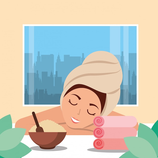 woman spa wellness