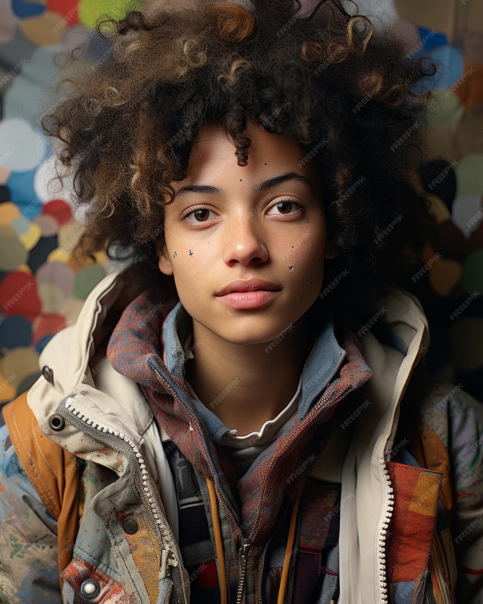 Premium Vector | A woman wearing a jacket