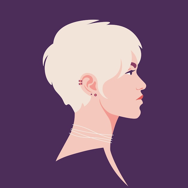 a woman with a necklace on her neck is wearing a necklace