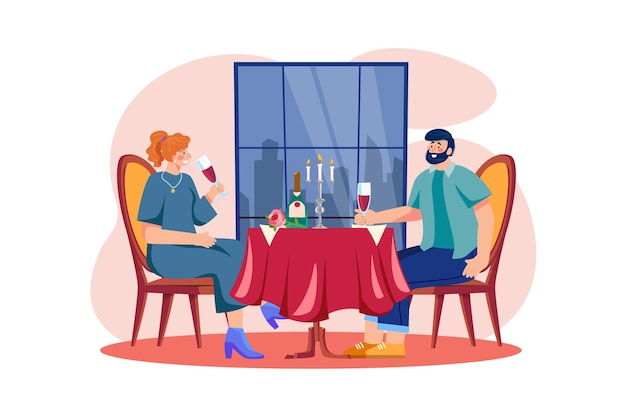 Woman039s Day Концепция иллюстрации Плоская иллюстрация на белом фоне