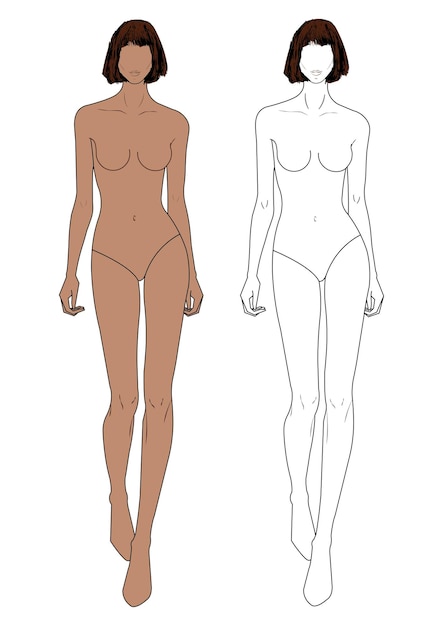 I started drawing female full bodies. How does it look? : r/learnart