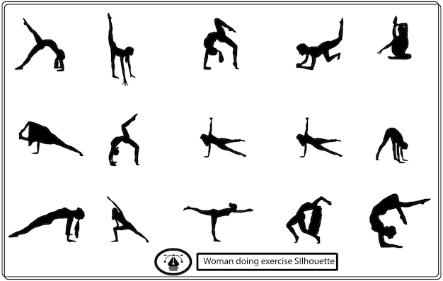 WomanSport exercise at home set