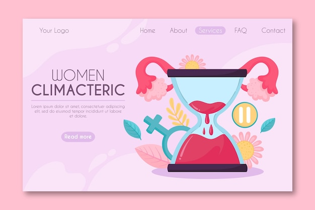 Women climacteric - landing page