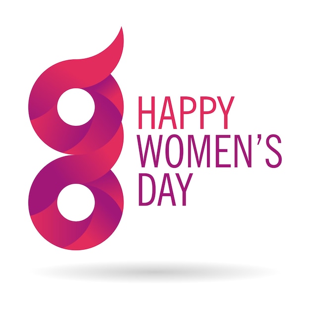 Women day background Eight march women's day greeting card Card for women's day Vector greeting