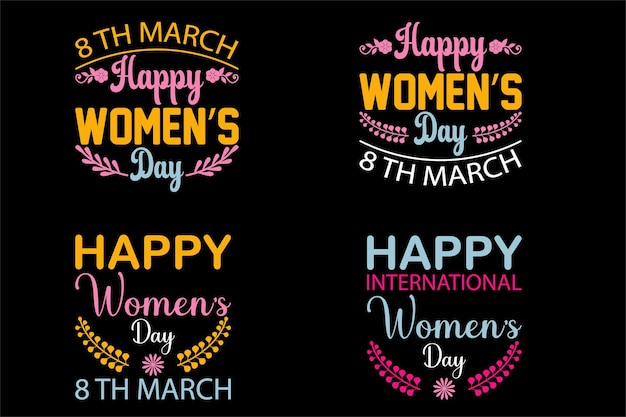 women day t-shirt vector