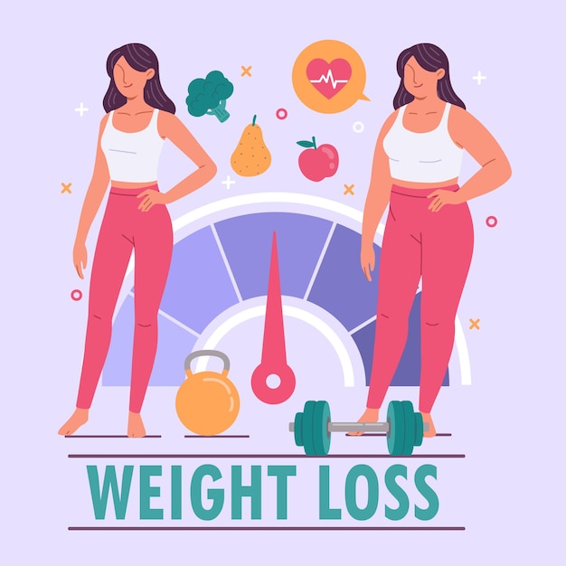 women diet weight loss transformation