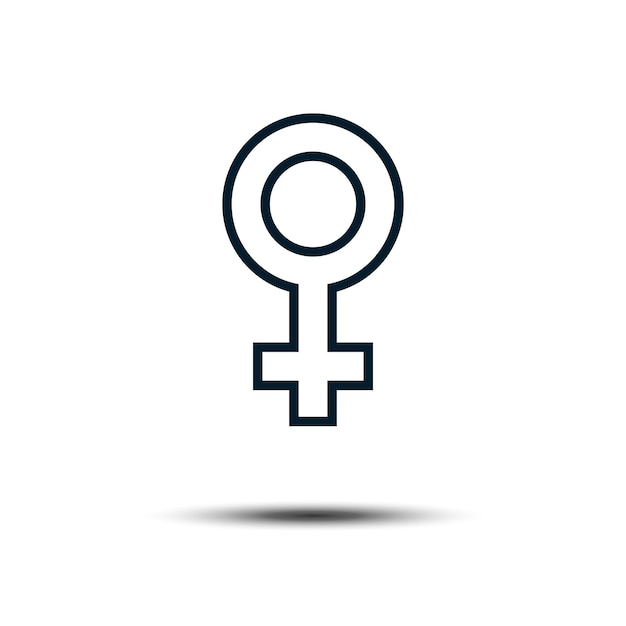 Women Gender Sign Icon Vector Logo Template Illustration Design EPS 10