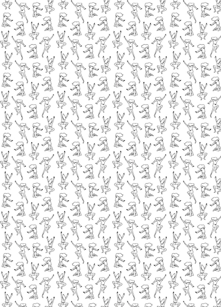 Women model background pattern