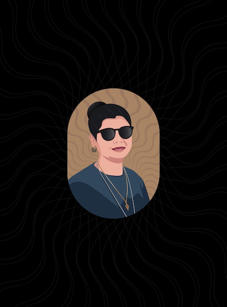 Women portrait illustration