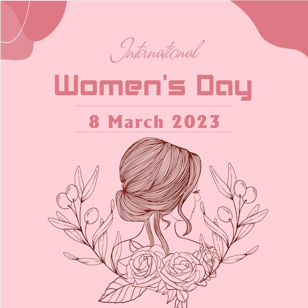 Women's day, 8.3, illustration