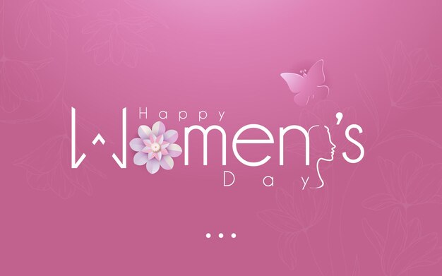 Women's day 8 march vector design