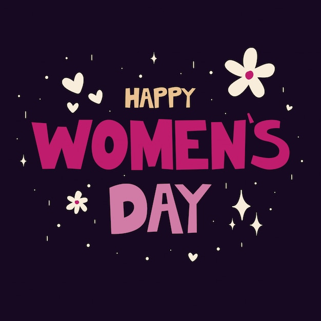 Vector women's day background