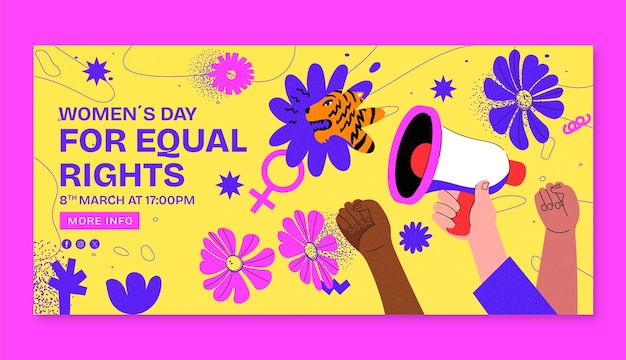 women's day banner template design