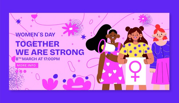 women's day banner template design
