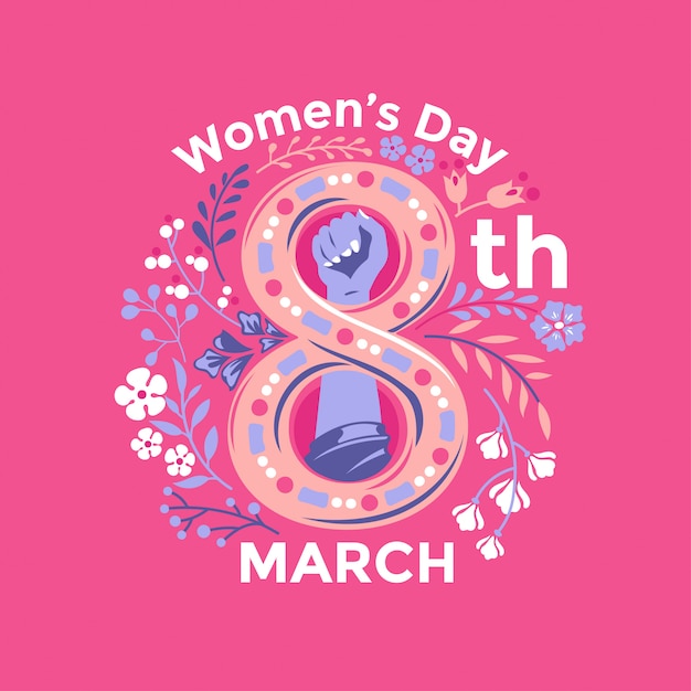 Vector women's day celebration illustration