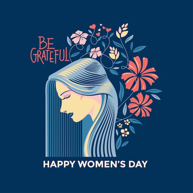 Women's day celebration illustration