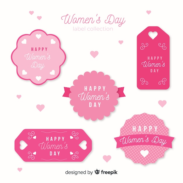 Women's day label collection