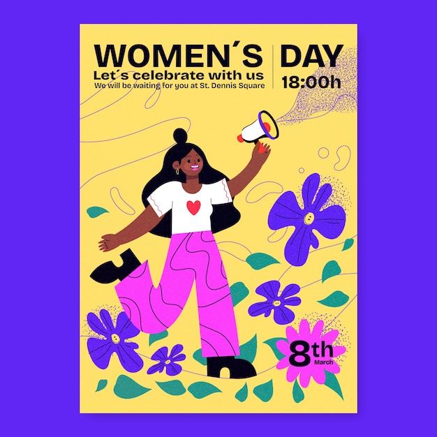 women's day poster template design
