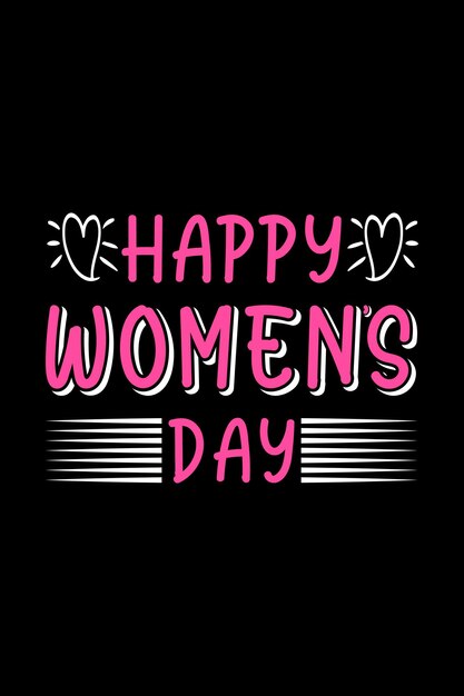 Women's Day T-Shirt Design Vector