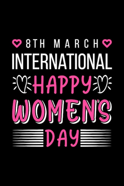 Women's Day T-Shirt Design Vector