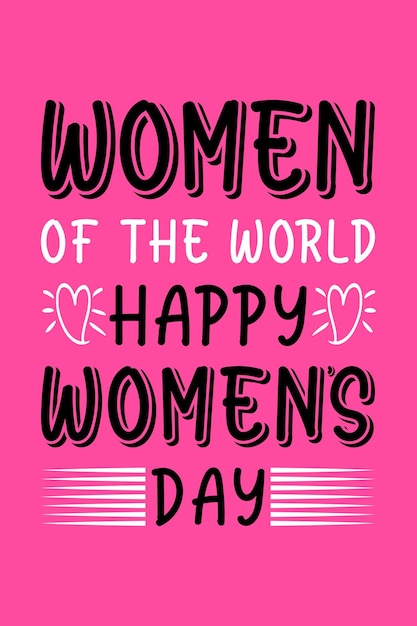 Women's Day T-Shirt Design Vector