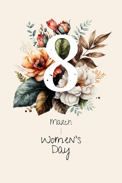 Vector women's day