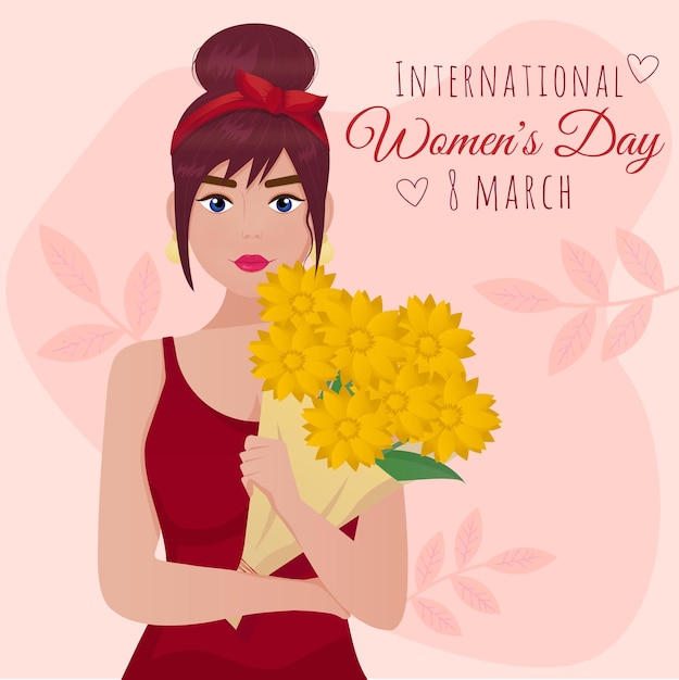 Vector women's day