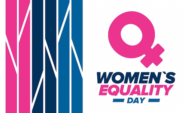 День женского равенства в США Женский праздник История прав женщин Концепция феминизма Вектор