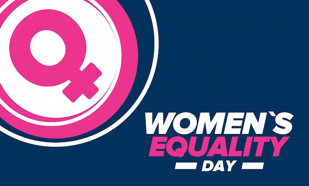 米国の女性平等デー女性の祝日女性の権利の歴史フェミニズムの概念ベクトル