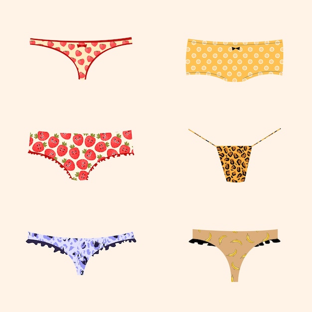 Women's underpants in a modern trendy style