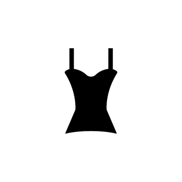 Women's underwear icon logo vector design