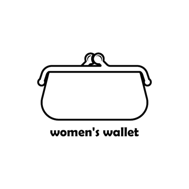 Women's wallet icon