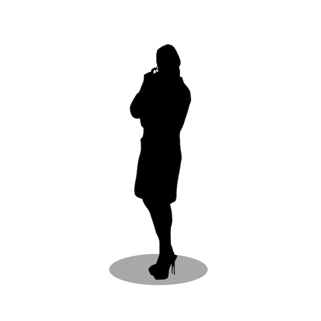 Women silhouette vector